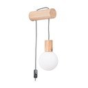 Nástenné svietidlo v prírodnej farbe Arcadia – Sollux