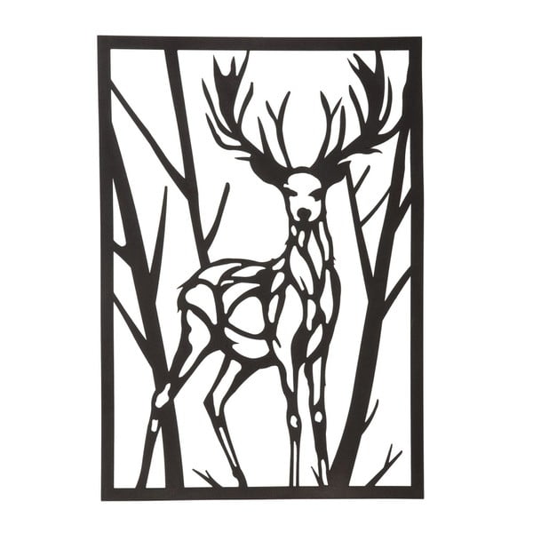 Kovová nástenná dekorácia Deer