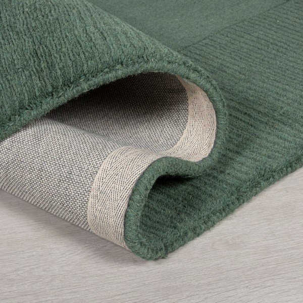 Tmavozelený vlnený koberec Flair Rugs Siena, 120 x 170 cm-image-4