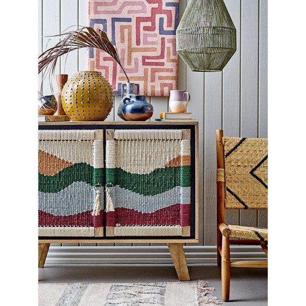 Nízka komoda z mangového dreva 93x80 cm Sedik - Bloomingville-image-2