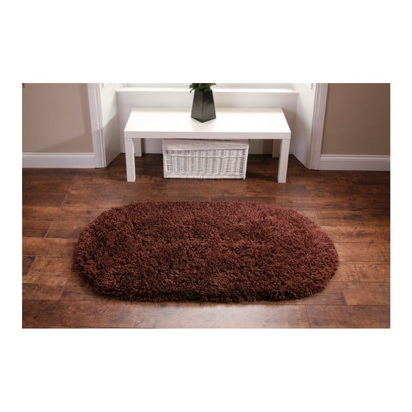 Hnedý koberec Think Rugs Rainbow Brown, 75 x 135 cm