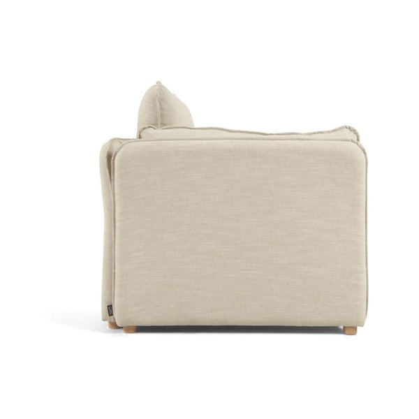 Rozkladacia pohovka sivobéžová 210 cm Tanit – Kave Home-image-3