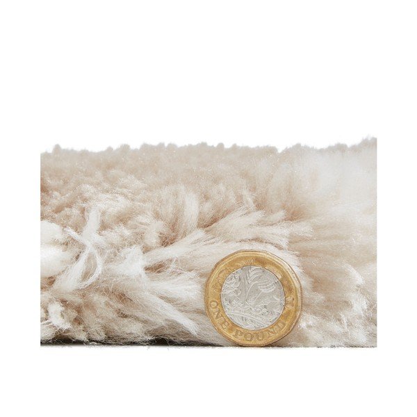 Béžovo-krémový ručne tuftovaný koberec Think Rugs Morocco Beige & Cream, 120 × 170 cm-image-1