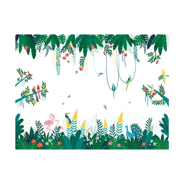 Detská tapeta 400 cm x 248 cm Tropical Mood – Lilipinso