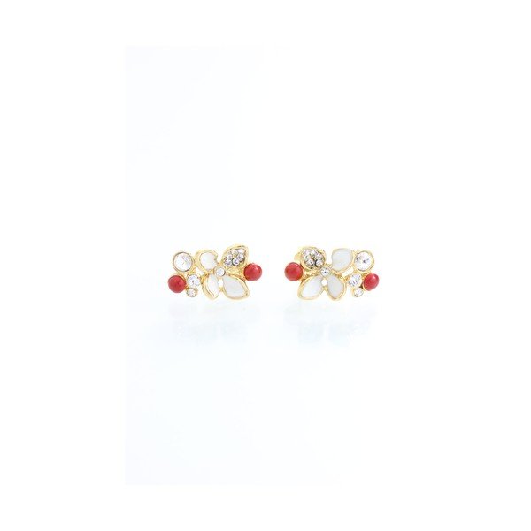 Pozlátené náušnice s krištáľmi Swarovski Elements Laura Bruni Elvira-image-1
