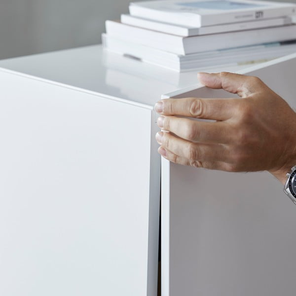 Biela vysoká komoda 91x103 cm Edge by Hammel - Hammel Furniture-image-2