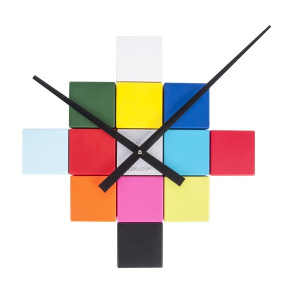 Farebné nástenné hodiny Karlsson Do It Yourself-image-2