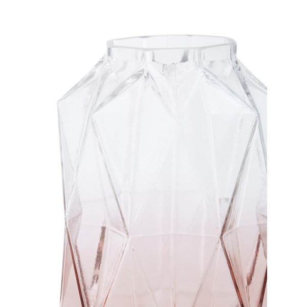 Ružová sklenená váza (výška  28 cm) Brice – Premier Housewares-image-2