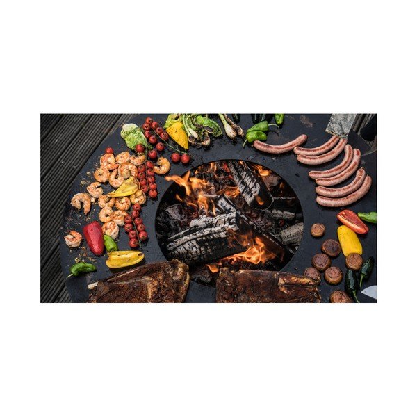 Gril na drevené uhlie ø 102 cm Carus L – Remundi-image-3