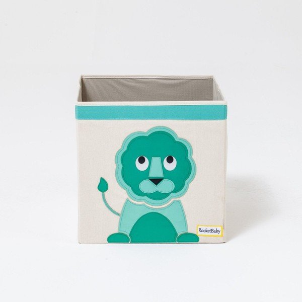 Látkový detský úložný box Eddy the Lion - Rocket Baby-image-1
