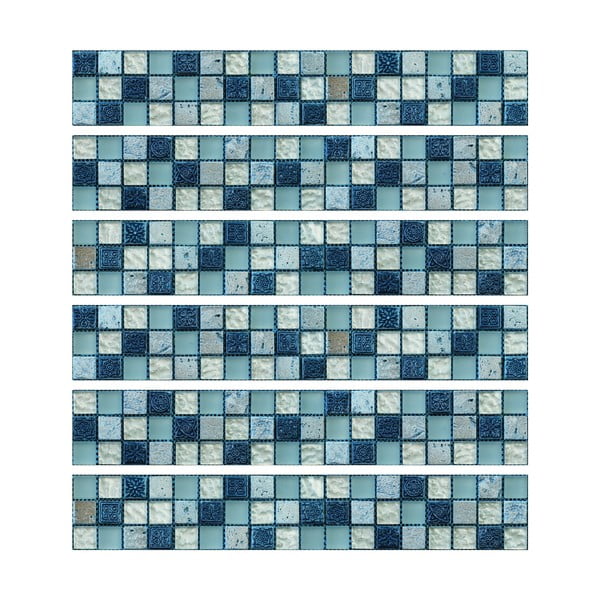 Samolepky na kachličky 6 ks 30x5 cm Artemis – Ambiance-image-2