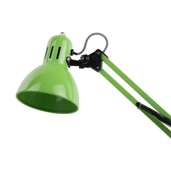 Svetlozelená stolová lampa s kovovým tienidlom (výška 52 cm) Funky Hobby – Leitmotiv-image-3