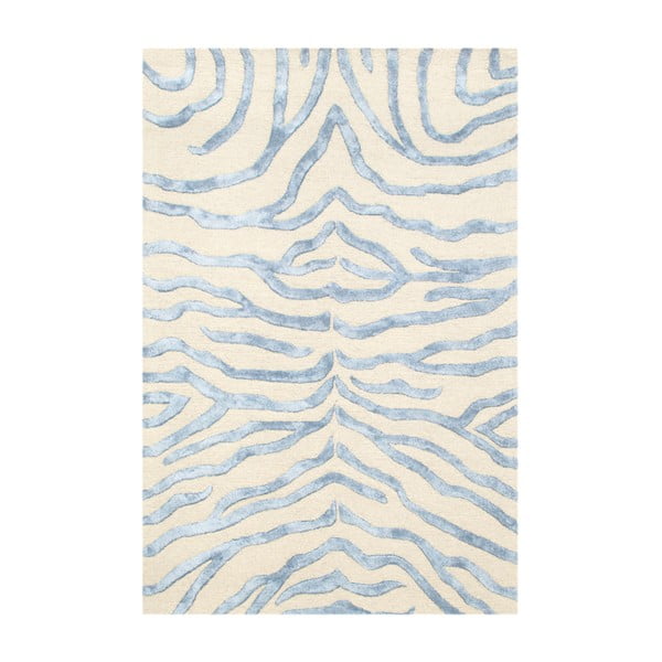 Koberec Bakero Zebra Light Blue, 153 × 244 cm