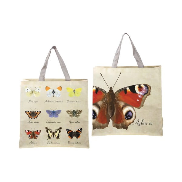 Skladacia taška s potlačou motýľov Ego Dekor Nature