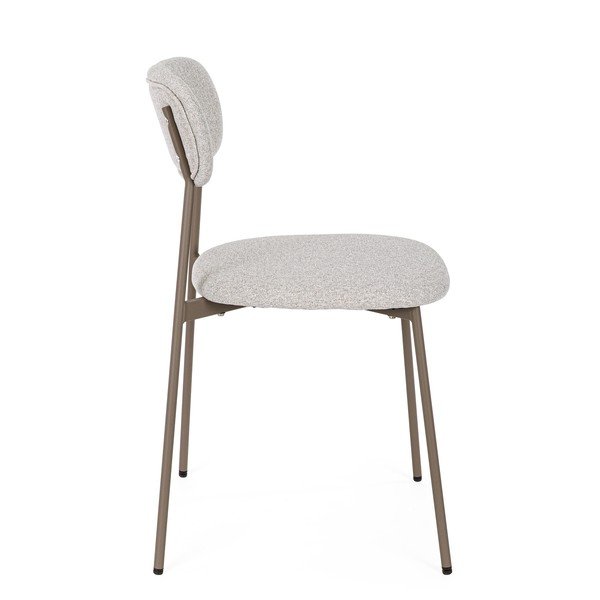 Svetlohnedá čalúnená jedálenská stolička Inka – Yes Everyday-image-3