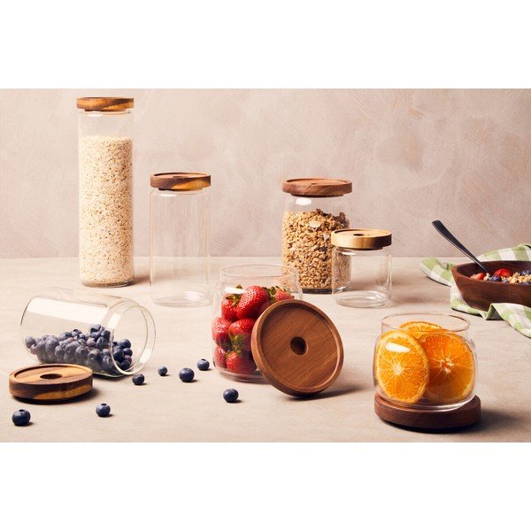 Sklenená dóza na potraviny Tromso – Premier Housewares-image-1
