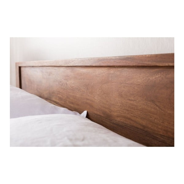 Posteľ z exotických drevín Kare Design Authentico Bett, 160 × 200 cm-image-1