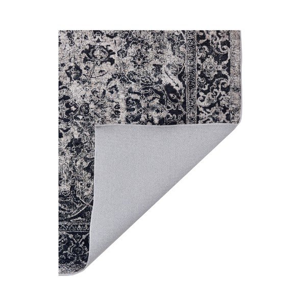 Tmavosivý koberec Floorita Edessa Grey Black, 200 × 290 cm-image-1