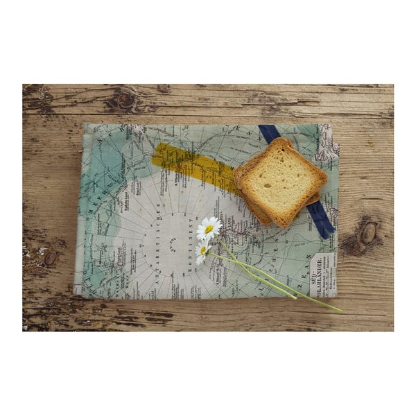 Sada 3 utierok Really Nice Things Antartica Map-image-1