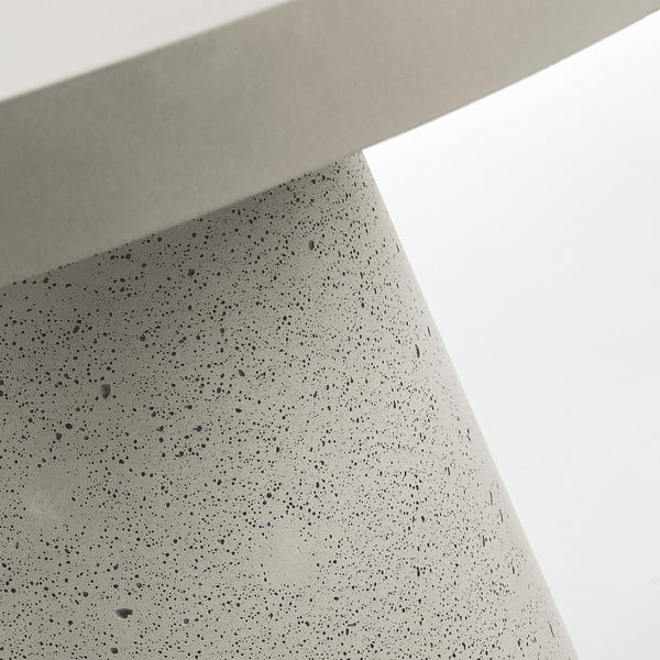 Sivý stolík La Forma Rhette, ⌀ 90 cm-image-2