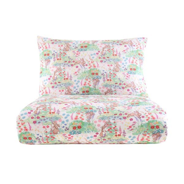 3-dielna bavlnená detská obliečka na dvojlôžko 200x200 cm Meadow Bunnies – Belle & Boo