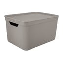 Plastový úložný box s vekom Deco - Rotho