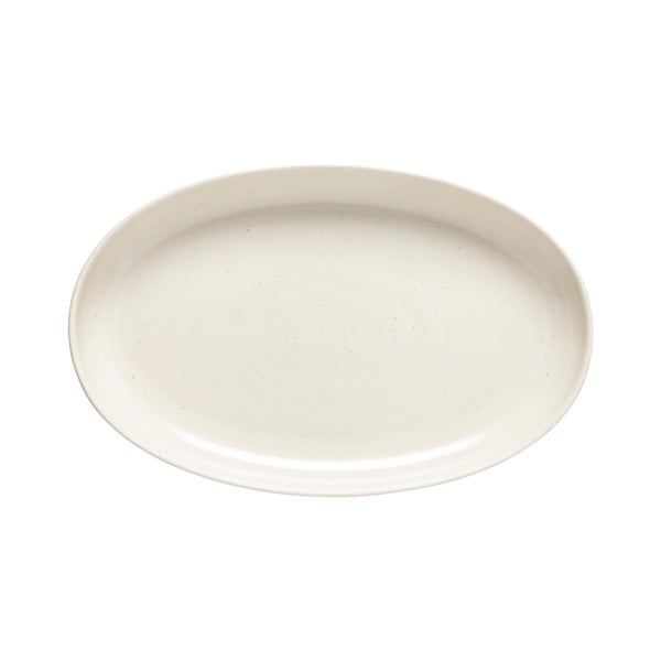 Biely servírovací tanier z kameniny 32x20.5 cm Pacifica – Casafina