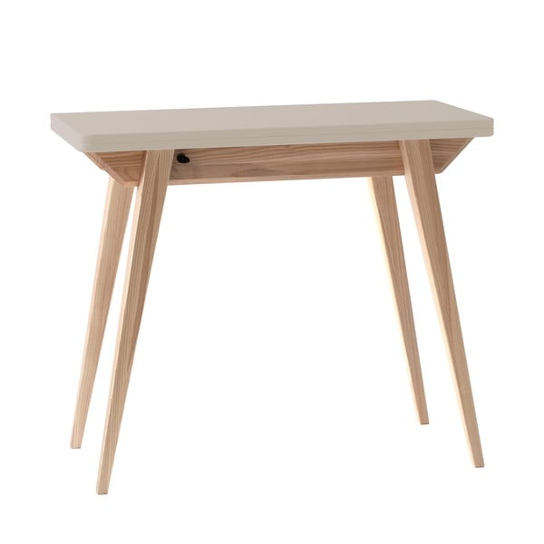 Béžový prírodný konzolový stolík 45x90 cm Envelope - Ragaba