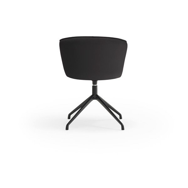 Čierne čalúnené jedálenské kreslá v súprave 2 ks Add – Teulat-image-3