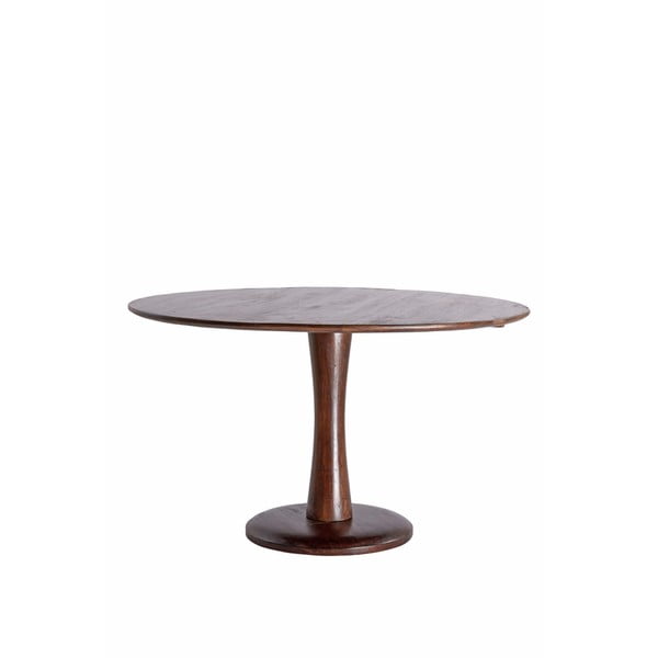 Hnedý okrúhly jedálenský stôl ø 150 cm Apulia – Light & Living