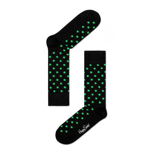 Ponožky Happy Socks Green Dots, veľ. 36-40