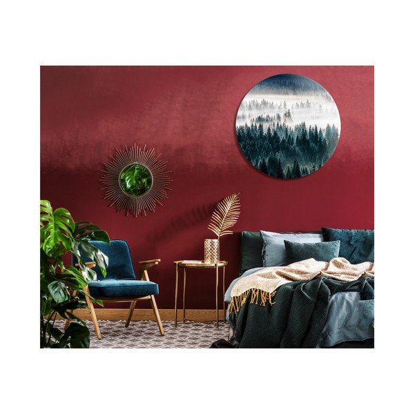 Nástenná dekorácia Styler Ring Forest Mist, ø 70 cm-image-1