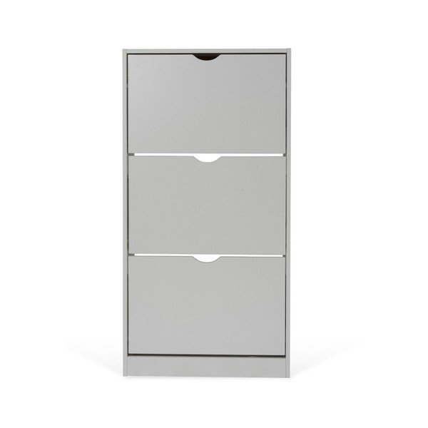 Sivá výklopná skrinka na topánky 60x118x24 cm Stelo – Bonami Essentials-image-3