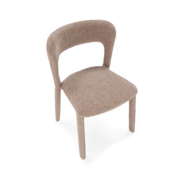 Svetlosivé čalúnené jedálenské kreslo Lilia – MOME-image-2