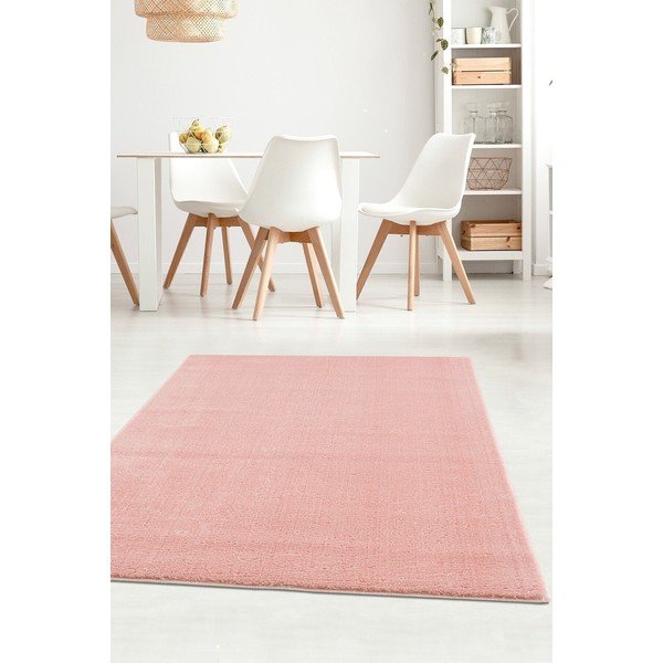 Ružový umývateľný koberec 120x150 cm Pelush Pink – Mila Home-image-1