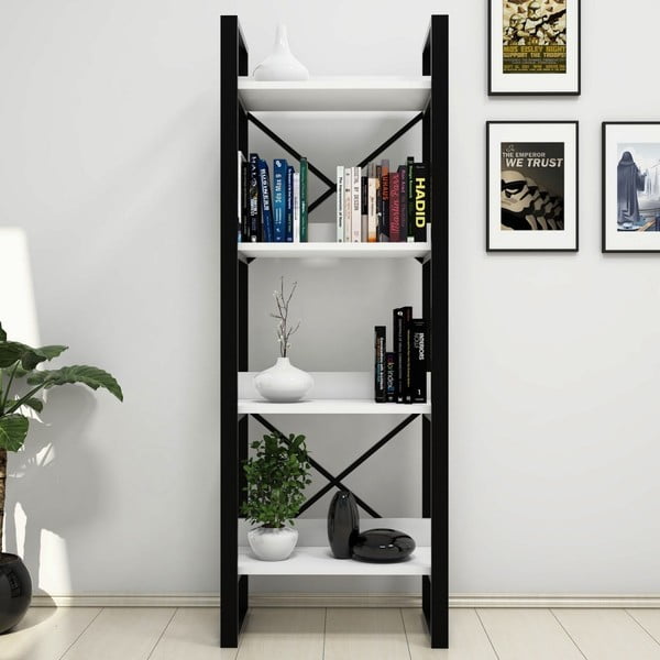 Polica Adisa White, výška 150 cm-image-3