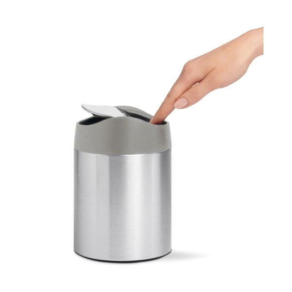 Odpadkový kôš z nerezovej ocele 1.5 l Mini - simplehuman-image-2