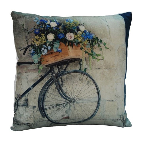 Vankúš Flower Bicycle, 45x45 cm