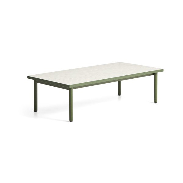 Záhradný konferenčný stolík s keramickou doskou 61x122 cm Maurina – Kave Home