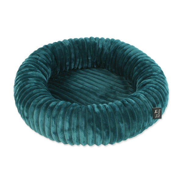 Tmavozelený pelech pre psa ø 40 cm Dog Fantasy Stripe – Plaček Pet Products