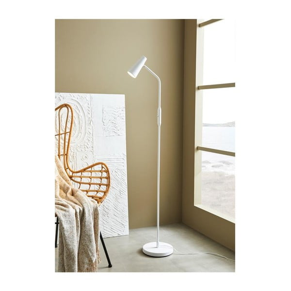 Biela stojacia lampa Markslöjd Crest, výška 145 cm-image-2