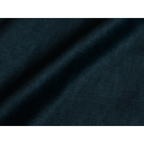 Tmavomodrá zamatová modulárna rohová pohovka (ľavý roh/s leňoškou) Martina – Micadoni -image-4