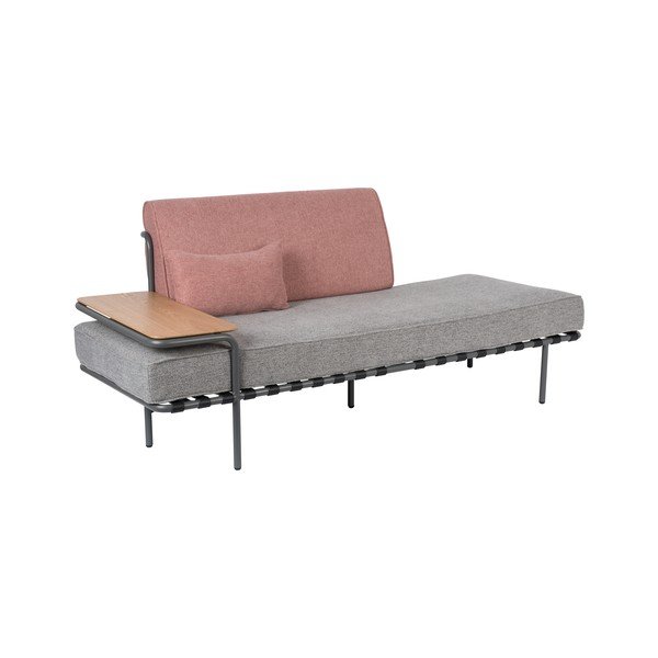 Sivo-ružová pohovka Zuiver Star-image-2