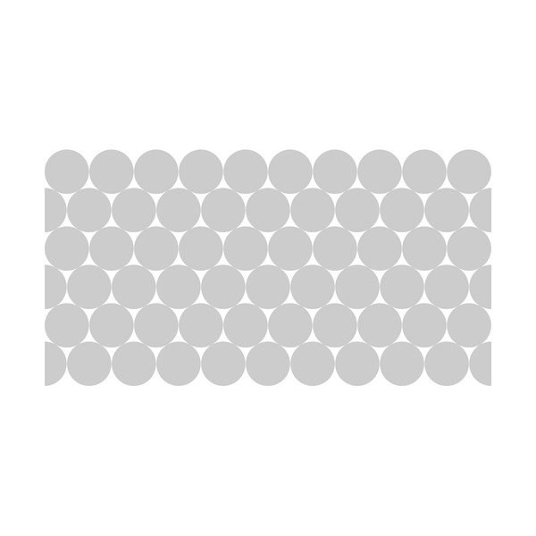 Samolepky na okno 50 ks 10x10 cm Clackout Circle – Ambiance-image-2