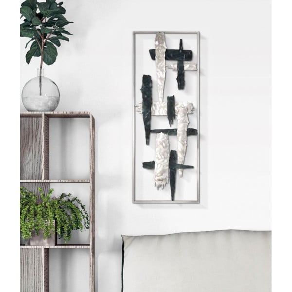 Kovová nástenná dekorácia 29x74 cm New Art – Mauro Ferretti-image-1