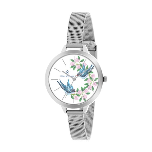 Dámske hodinky s remienkom v striebornej farbe Olivia Westwood Putolo