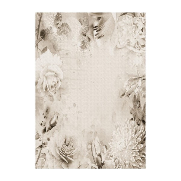 Vinylový koberec Rosas Sepia, 100x150 cm