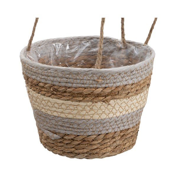 Závesné a nástenné  kvetináče v súprave 3 ks z morskej trávy ø 20 cm – Ixia-image-2