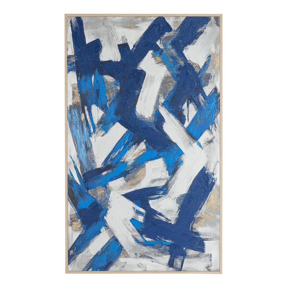 Obraz s ručne maľovanými prvkami s rámom/na plátne 127,5x206,5 cm Bold – Bizzotto