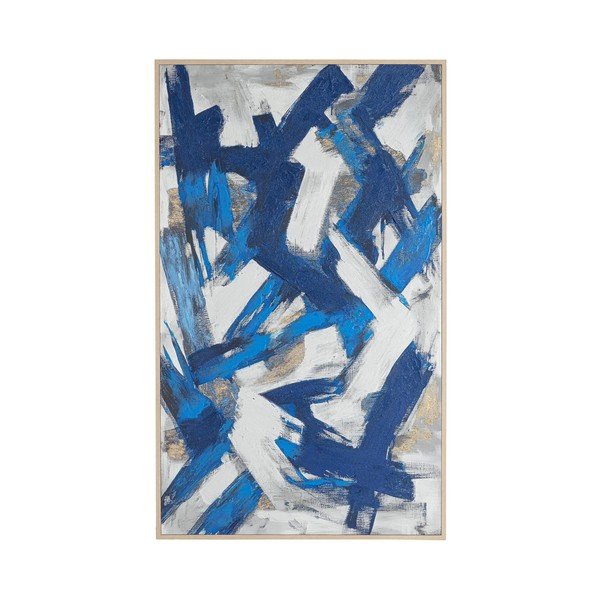 Obraz s ručne maľovanými prvkami s rámom/na plátne 127,5x206,5 cm Bold – Bizzotto